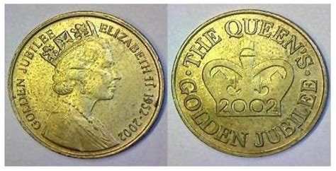 Queen Elizabeth Brass Golden Jubilee Coin – Numista