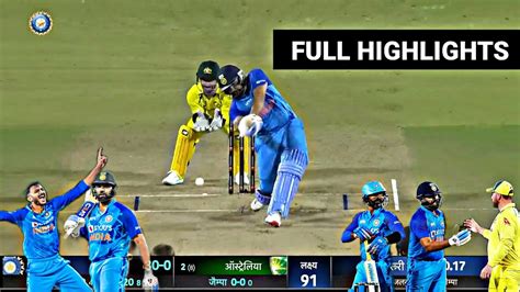 India vs Australia 2nd T20 match full highlights, IND vs AUS 2nd T20 ...