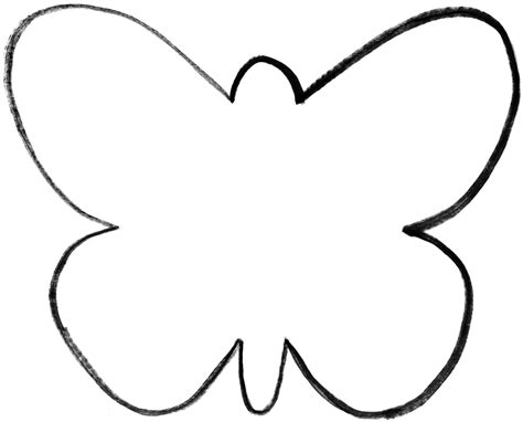 Butterfly Outline Clipart | Free download on ClipArtMag