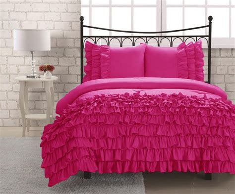 Hot Pink Twin Bed Skirt | Twin Bedding Sets 2020