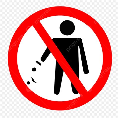 Warning Signs Clipart Vector, No Garbage Warning Signs, Sign Clipart ...