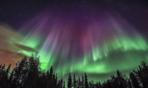 A stunning image of the Aurora Borealis over North Pole Alaska by ...