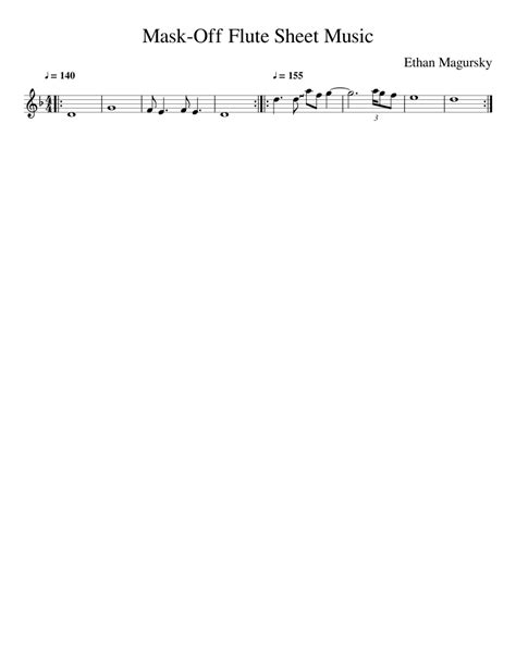 Mask-Off Flute Sheet Music Sheet music for Flute (Solo) | Musescore.com