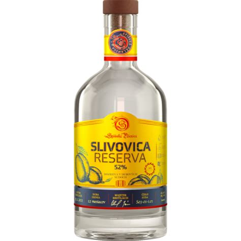 Slivovica RESERVA 52% 0,7 l - Spišská Pálenica