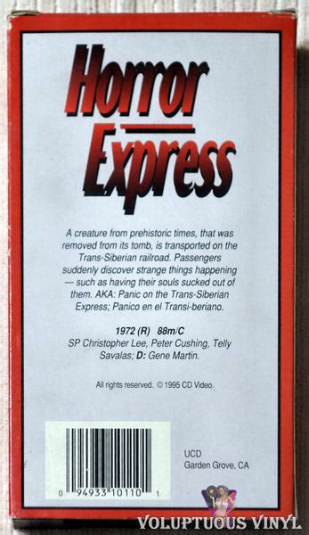 Horror Express (1995) VHS – Voluptuous Vinyl Records