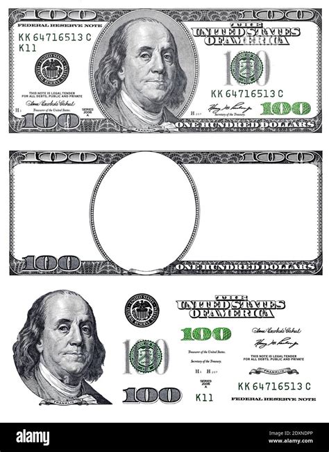 Us Dollar Bill Template