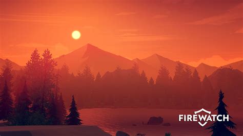 Firewatch art forest | Amazing hd wallpapers, Sunset wallpaper, Wallpaper