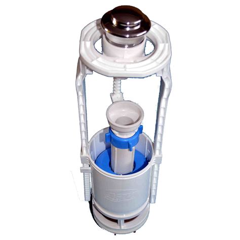 Toilet Flush Adjustable Cistern Syphon Valve Chrome Push Button 60mm ...