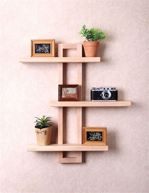 Shifting Adjustable Shelf, floating Wood wall shelf Rustic shelf ...