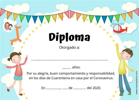 Diplomas Editables En Word Para Imprimir | Ayuda Docente C14