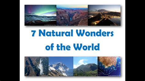 Wonders of the World: 7 Natural Wonders of the World - New - YouTube