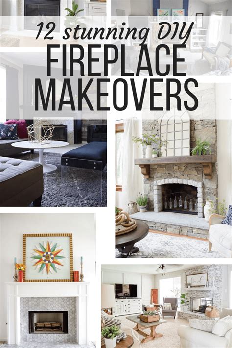 12 DIY Fireplace Makeovers That Will Inspire You - Love & Renovations ...