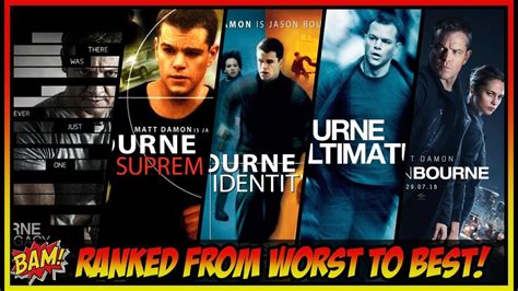 All 5 Bourne Movies Ranked From Worst to Best! (2021) - YouTube