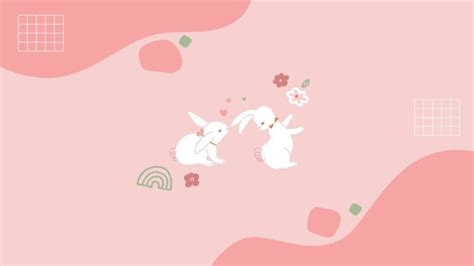 Free Cute Concept Illustration Spring Desktop Wallpaper