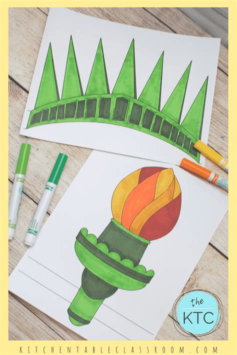 Printable Statue Of Liberty Crown - Printable Word Searches