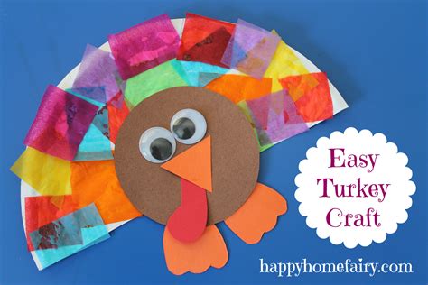 Easy Turkey Craft - Happy Home Fairy