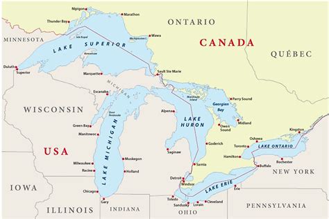 The Eight US States Located in the Great Lakes Region - WorldAtlas