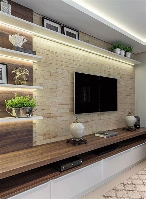 The Perfect TV Wall Ideas That Will Not Sacrifice Your Look - 05 ...