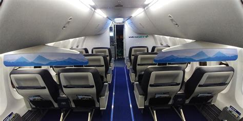 Check out photos of WestJet's MAX 8 new First Class-styled "Premium" seats