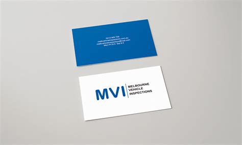 Logo and business cards for MVI on Behance