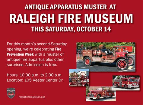 Antique Apparatus at the Fire Museum This Saturday