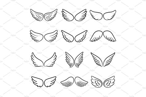 Cute angel wings set | Inspirational tattoos, Small tattoos, Tattoos