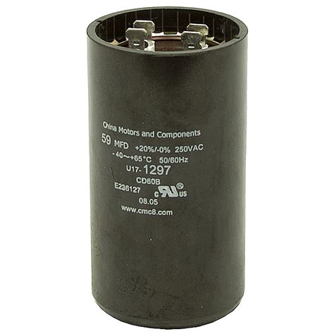 59-70 MFD 250 Volt AC Motor Start Capacitor | Motor Start Capacitors ...