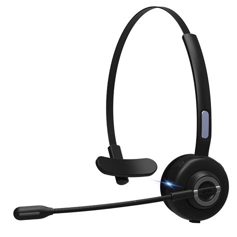 Bluetooth Headset with Noise Cancelling Microphone, Hands-Free Wireless ...