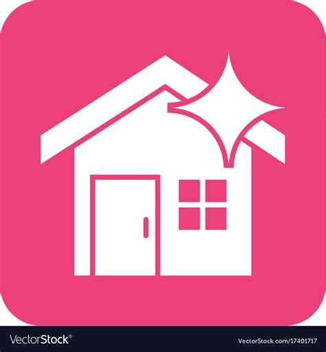 Clean house Royalty Free Vector Image - VectorStock