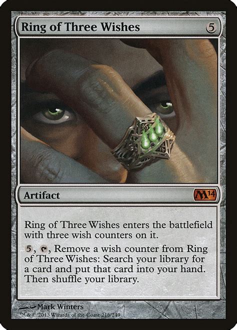 Ring of Three Wishes - Magic 2014 (M14) - Magic: The Gathering