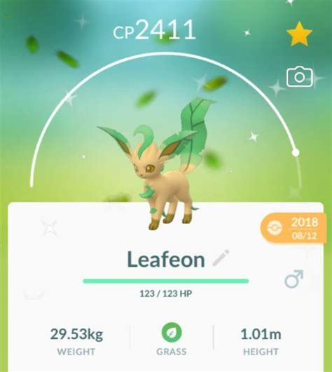 Pokemon Leafeon Shiny