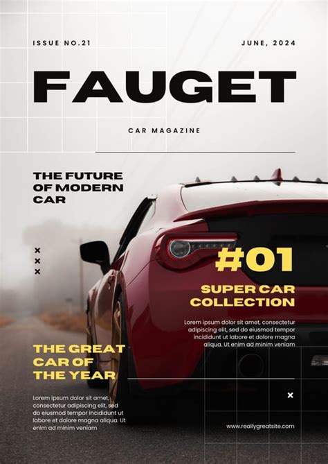 Free and customizable car magazine cover templates | Canva