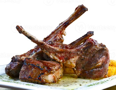 Roasted lamb chop 21217694 PNG