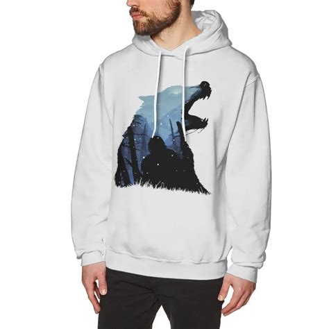 Game Of Thrones Hoodie Jon Snow King Of The North Hoodies Large Male ...