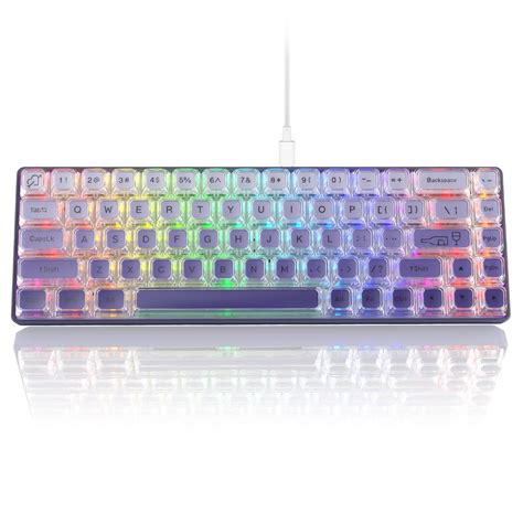 Buy Womier W-K68 60% Keyboard Gaming - Wired Mechanical Keyboard, Hot ...