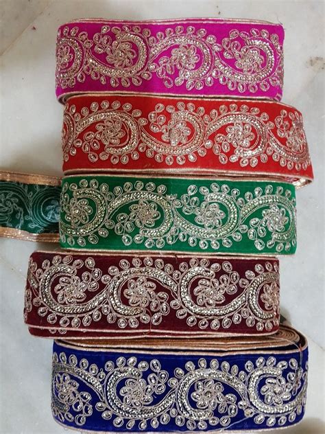 Velvet saree borders | Velvet saree, Saree border, Decorative boxes