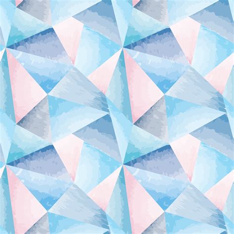 Abstract seamless pattern Geometric form watercolor background 530877 ...