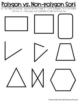 Polygons: Polygon vs Non-Polygon, Classifying Quadrilaterals | TpT