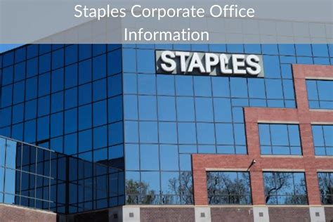 Staples Corporate Office Information – Headquarters List