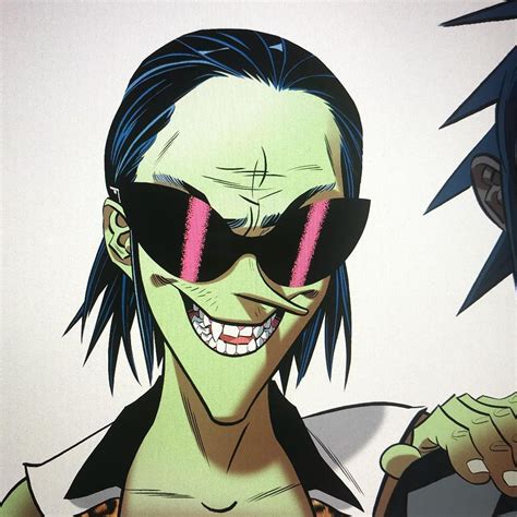 Ace- currently in Gorillaz as bass player. Gorillaz by Jamie Hewlett ...