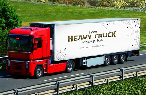 Heavy Truck Mockup - Mockup World