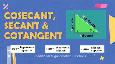 Cosecant Formula