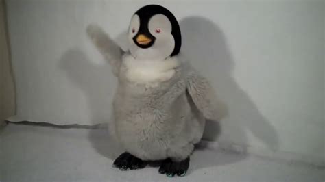 Happy feet singing dancing gloria penguin plush toy - YouTube