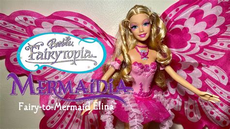 Barbie® Fairytopia™ Mermaidia™ Fairy-to-Mermaid Elina™ Doll - YouTube