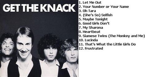 The Knack - Get The Knack | Music album covers, The knack, Music album