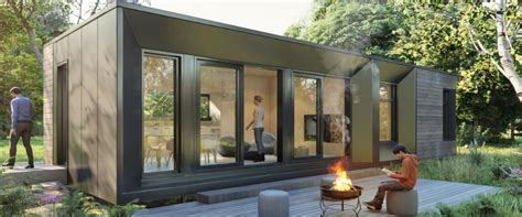 Architect-Designed Modern Green prefab 2 Bed kit home - Ecohome ...