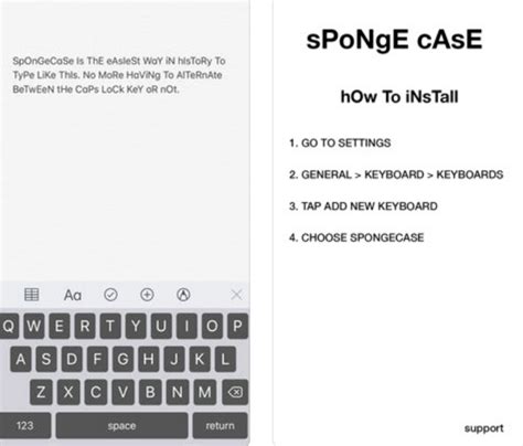New app makes typing mOcKiNg SpOnGeBoB mEmE text effortless | Mashable