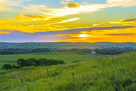 Experience True Kansas at Tallgrass Prairie National Preserve Sunset ...