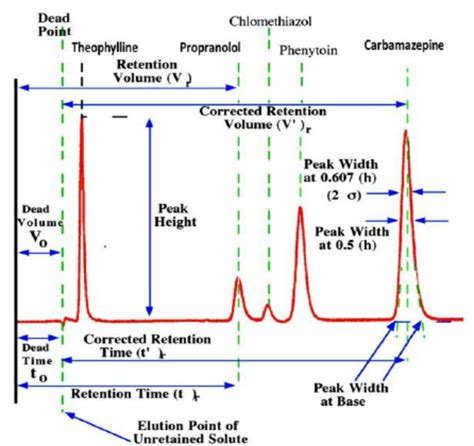 Parts of a chromatogram | Download Scientific Diagram