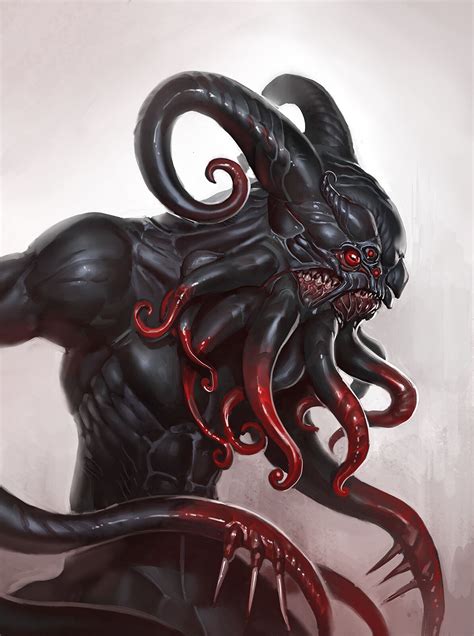 ArtStation - Asmodai, Matias Tapia | Tentacle monster, Fantasy monster ...